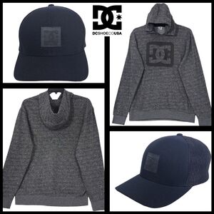 DC Shoes Hoodie Men's LG & DC Triple Black Trucker Hat